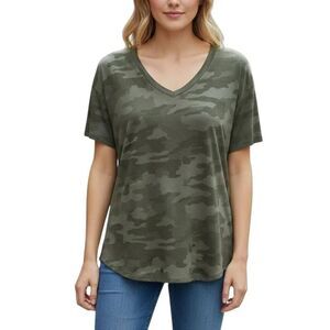 UNIVERSAL THREAD ARMY GREEN CAMO TEE-SHIRT SZ.M EUC.